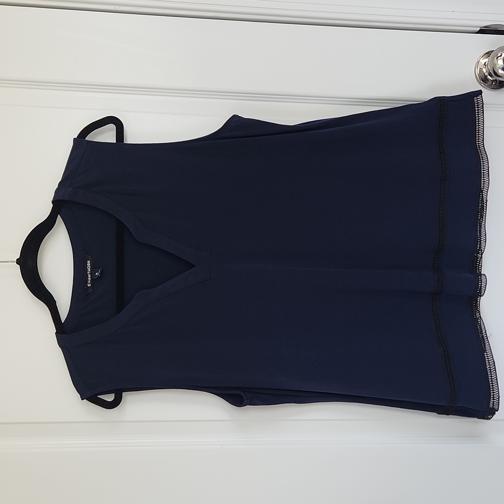 Navy Blouse Tank Top Size XL